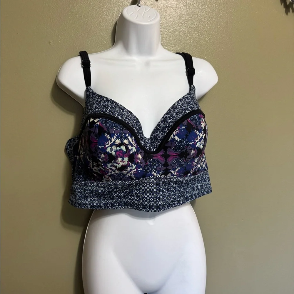 Cacique Swim Balconette Top,‎ Size 40DDD